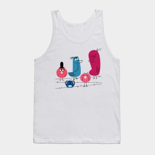 Retro Birds Tank Top